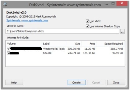 disk2vhd